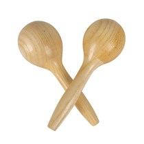 Sand hammer instrument raw wood color sandball varnish sand hammer sand ball Orff instrument log non-toxic environmental protection early teaching aids
