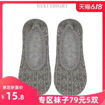 6IXTY8IGHT 68官方简约硅胶隐形防脱针织学生船袜袜子女AC01826