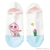 6IXTY8IGHT 68 KAKAO联名可爱棉质舒适硅胶防滑隐形船袜女AC02998
