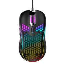2022 New Wired Mechanical Gaming Mice USB Luminous Light Mou