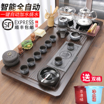 Jingdezhens new purple sand sloth man tea set suit Home automatic integrated bottom Sheung Shui whole kung-fu great tea