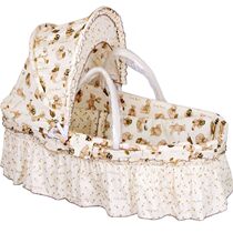 Baby basket portable basket Lightweight portable newborn out of the hospital sleeping basket Car blue grass baby cradle bed basket