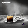 Nespresso view large coffee cup set tempered glass transparent coffee cup with dish