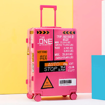 MAYER TRIP Meiya Shangtu net celebrity suitcase ins tide girl 20-inch graffiti suitcase password trolley case