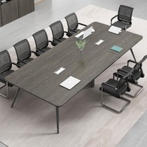 Conference table simple modern office furniture long table and chair combination Workbench large table small office long table