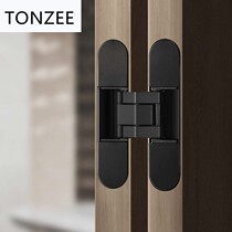 High-grade cross hinge thickened hidden door three-dimensional adjustable hidden folding door wooden door hidden invisible door hinge