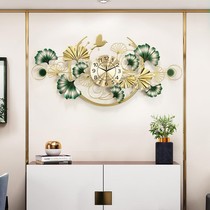 Ginkgo Leaf New Chinese Pendant Living Room TV Background Wall Wall Decoration Light Lavish Fashion Decoration Hanging Bell Creative Clock Table