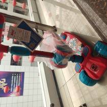 CCTV promotes brand Mi Shengda childrens scooter three-in-one with music flash wheel can be lifted and folded
