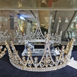 2020 new Korean wedding dress bridal tiara crown wedding jewelry set luxury princess birthday crown adult