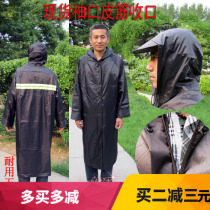 Thickened long long rain coat Labor protection site flood protection Fishing travel mountaineering outdoor sleeveless adult poncho