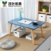 Bedroom balcony bay window small table exquisite pure wood small table floating window small table home window sill solid wood floor table