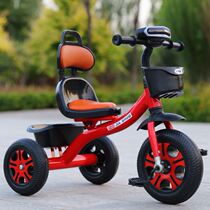 l Childrens car about one year old baby slipping car can be pushed tricycle with back bucket 6-year-old large pedal 3