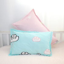 New product can be customized cotton non fluorescent Children Baby pillowcase 30 × 50 kindergarten baby pillow scalp 35X55