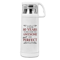 ins Net red 80-year-old man grandpa grandmother retired employee stainless steel portable bottle cap insulation warm water Cup