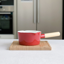 PAGOO enamel enamel home hot milk pot children baby food supplement pot instant noodle pot small soup induction cooker