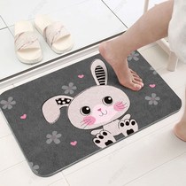 Door-to-door door mat Door mat carpet Bathroom bathroom Non-slip absorbent mat Household bedroom mat