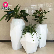 FRP combination flowerpot landscape art floor vase Mall hotel corridor front decorative ornaments