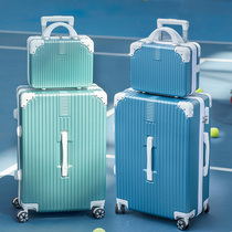 Suitcase Woman Universal Wheel Pull Lever Case Men 20 Inch Small Den Case 32 Inch Large Capacity Password Box Leather Case Zip Box