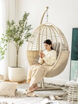 Manhaojia hanging basket rattan chair balcony home outdoor swing indoor rocking chair bird's nest cradle courtyard leisure
