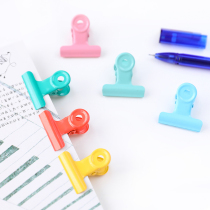 Student with multi-function color long tail clip hipster creative dovetail clip vintage small iron clip stationery