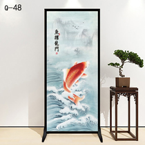 Chinese screen background wall partition movable living room entrance simple baffle modern simple room access cover