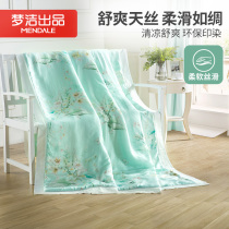 Mengjie home textile Tiansi summer cool quilt laisel air conditioning quilt core thin quilt summer washable double quilt
