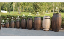 Home scene layout set off decorations wine barrels wooden barrel decoration garden oak barrels exhibition antique wine barrels