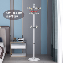 Metal hanger floor-to-ceiling bedroom Net red coat rack clothes shelf floor rotating Nordic Crystal household rack