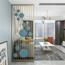 Nordic living room floor-to-ceiling decorative screen Net Red fashion beauty salon soft bag decoration Home shoe cabinet Half-style entrance