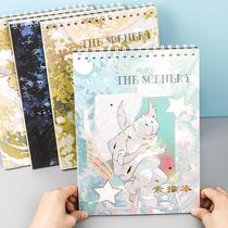Sketch A4 thickens blank art students with hand painted lead painting for adult sketch paper