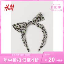 HM children's wear girl children's accessories 2020 spring new bow hair hoop hair accessories 0841109
