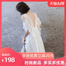 白色小晚礼服平时可穿伴娘服短款生日洋装小礼裙女赫本风宴会气质