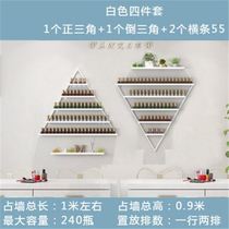  Nail polish display rack Wrought iron nail art rack Wall-mounted multi-layer nail glue display rack Metal wall shelf