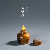 Mini pottery alcohol lamp heating furnace tea cooker portable ceramic alcohol stove rack pottery stove kung fu tea art accessories