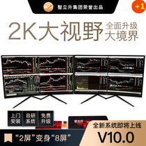 Professional stock market one Machine double two-screen multi-screen computer monitor Lenovo Business Office Home dedicated desktop complete
