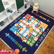 Large childrens flying chess cartoon Four Seasons carpet puzzle childrens game pad Gobang crawling mat climbing mat