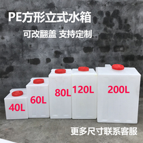 Food grade 25L to 500L vertical horizontal plastic water tank room car household diesel drum rectangular