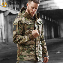 Archon spy Shadow tactical trench coat men M65 jacket autumn and winter outdoor waterproof medium-length military fans battlefield suit