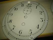 Domestic 104 ship clock (modified porcelain plate)custom modified porcelain plate