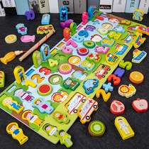 Early childhood education brain assembly development of 2-3-4-year-old baby mathematics building blocks digital matching toys