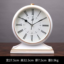 Pendulum clock quartz living room desktop clock retro home desktop large clock sitting clock sitting clock clock 0918