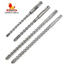 Round handle electric hammer drill with two pits two grooves mixed earth square handle shock drilling head quarrying and drilling through wall construction drill