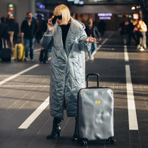 Bump and damaged luggage ins Net red code box universal wheel boarding box retro tie rod suitcase student tide