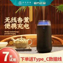 Christmas car aromatherapy humidifier wireless charging car incense home aromatherapy automatic spray diffuser essential oil