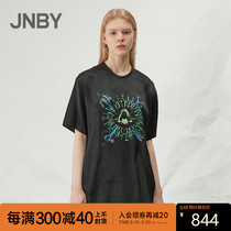 商场同款JNBY/江南布衣20春季新品柔软舒适真丝上衣5K3152570