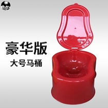 Sovan renovation applicable temporary disposable toilet plastic adult indoor simple toilet bowl home toilet squatting pan