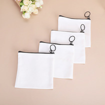 Zero Wallet Key Bag Coin Handbag Hand-painted Bag Card Bag Painting Blank DIY Sails Cloth Bag Customizable Print