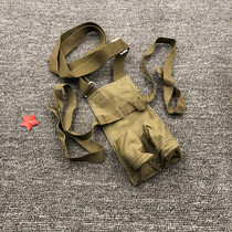 60s stock new allotment double warehouse canvas wooden handle tool shoulder bag tactical running bag eating chicken equipment bag