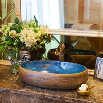 American washbasin ceramic basin wash basin large rectangular ceramic wash pool art Basin home