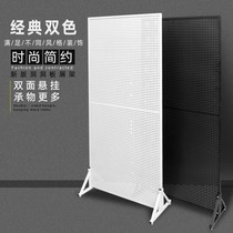 Customized hole plate steel plate round hole with hole iron plate shelf jewelry display kitchen adhesive hook accessories rack upper wall